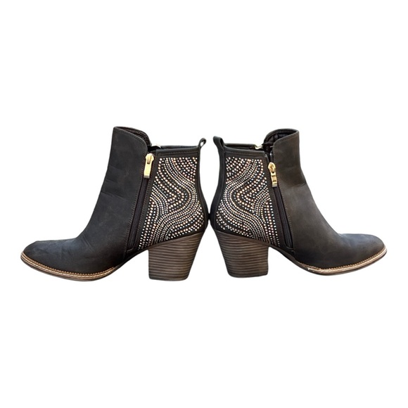 Rhinestone Western Style Ankle Booties by Boutique By Corkeys - Picture 9 of 11